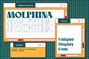 Molphina Retro Unique Display Font Download