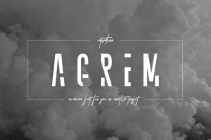 Agrem Font Download