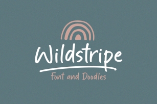 Wildstripe | Font and Doodles Font Download