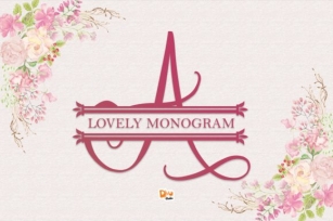 Lovely Monogram Font Download