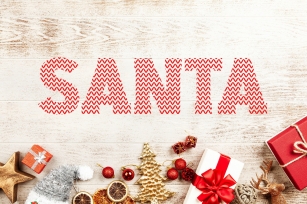 Santa Ugly Sweater Font Download