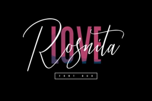 Love Rosnita Duo Font Download