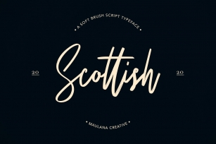 Scottish Brush Script Typeface Font Download