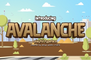 Avalanche | Fun Display Fonts Font Download