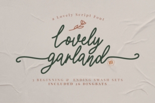 Lovely Garland Font Download