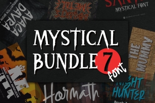 Mystical Bundle 7 Font Font Download