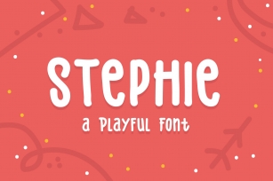 Stephie Typeface - Playful Font Font Download