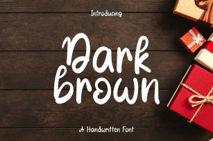 Dark Brown Font Download