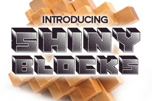 Shiny Blocks Font Download