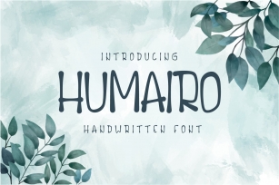 Humairo - handwritten font Font Download