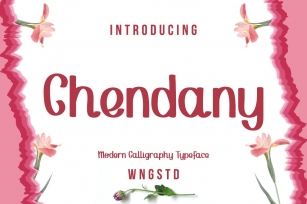 Chendany - Modern Script typeface Font Download