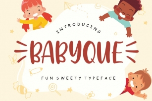 Babyque Fun Sweety Typeface Font Download