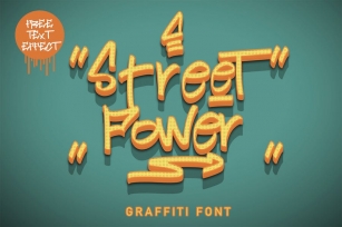 Street Power | Graffiti Font Font Download