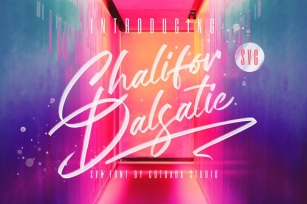 Chalifor Dalsatic SVG Font Download
