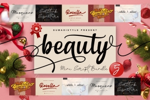 Beauty Mini Script Bundle Font Download