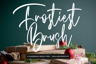 Frostiest Script Modern Brush Font Font Download
