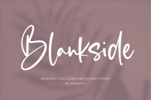 Blankside Font Download