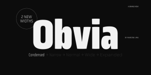 Obvia Condensed Font Download