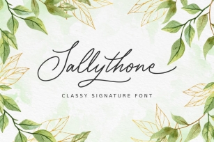 Sallythone Font Download