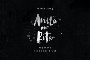 Adilla and Rita Typeface Font Download