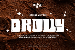 Drolly - Sweet & Playful typeface Font Download