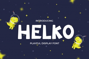 Helko - Cute Display Font Font Download
