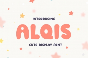Alqis - Cute Display Font Font Download