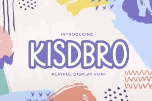 Kidsbro - Kids Display Font Font Download