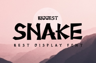Biggest Snake Font Download