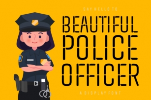 Beautiful Police Officer Font Download