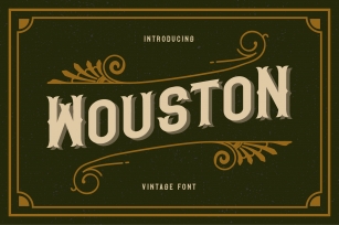 Wouston Vintage Font Download