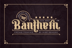 Banthern - Web Font Font Download