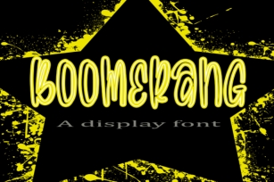 Boomerang Font Download