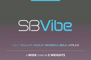 SB Vibe Wide Font Download