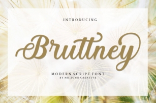 Bruttney Font Download