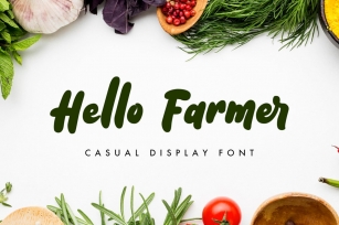 Hello Farmer - Web Font Font Download