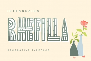 Rhefilla | Decorative Typeface Font Download