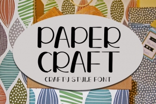 Paper Craft Font Download
