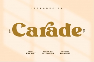 Carade-Elegant Serif Font Download