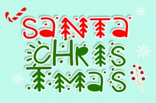 Santa Christmas Font Download