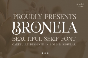 Bronela - Fashionable Serif Font Download