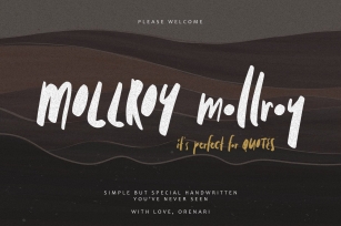Mollroy - Perfect for Quotes Font Download