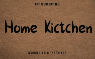 Home Kitchen Font Download