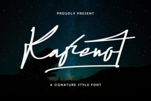 Kafenot Font Download