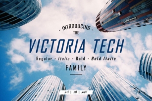 Victoria Tech Font Download