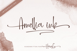 Amellia Ink Font Download