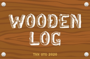 Wooden Log Font Download