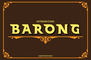 Barong Font and Bonus  Web Font Font Download