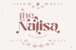 Nalisa Font - Modern Beauty Display Font Download