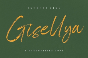 Gisellya Handwritten Font Font Download